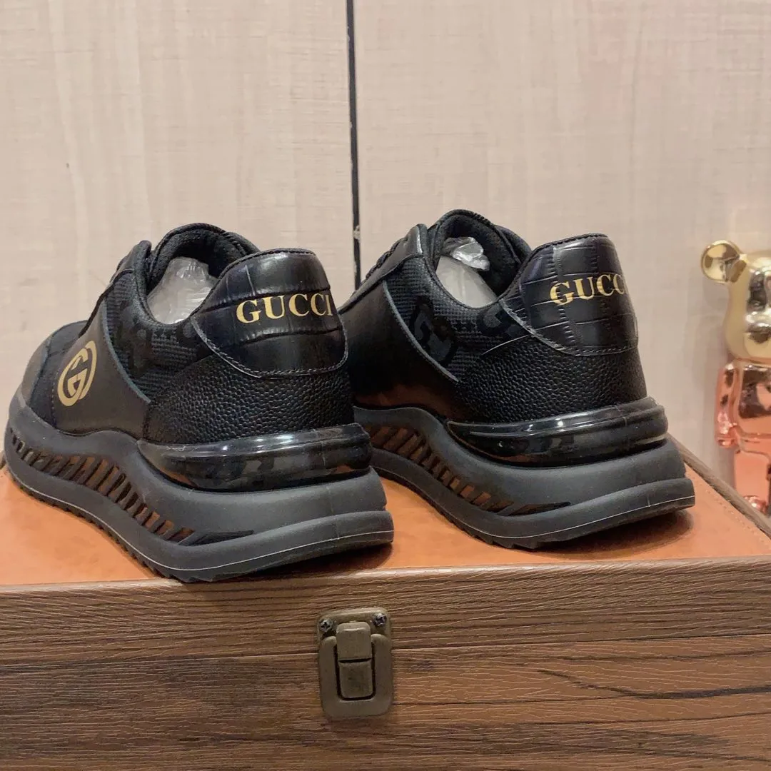 Men's men's shoes💰460💰💰🎩🎩[Lightning][Lightning] "Gucci*" The latest and most popular casual sports shoes, top brand [seduce] luxury~purchase, top~quality. [Strong] The upper is made of imported breathable cowhide with material ➕ breathable sheepskin feet (•) and fine workmanship. The original stylish and stylish soft rubber wear-resistant and non-slip outsole is light and comfortable on the feet. The real thing looks better when taken in real life. 413: code: 38-44, can be customized 45